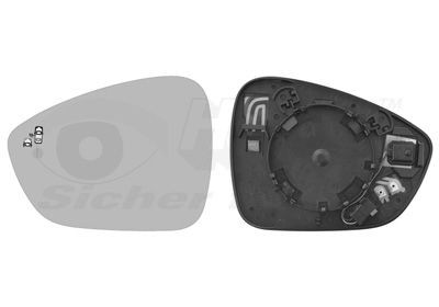 Зеркальный элемент водительского зеркала VAN Wezel 0979837 цена, от 27.91 USD